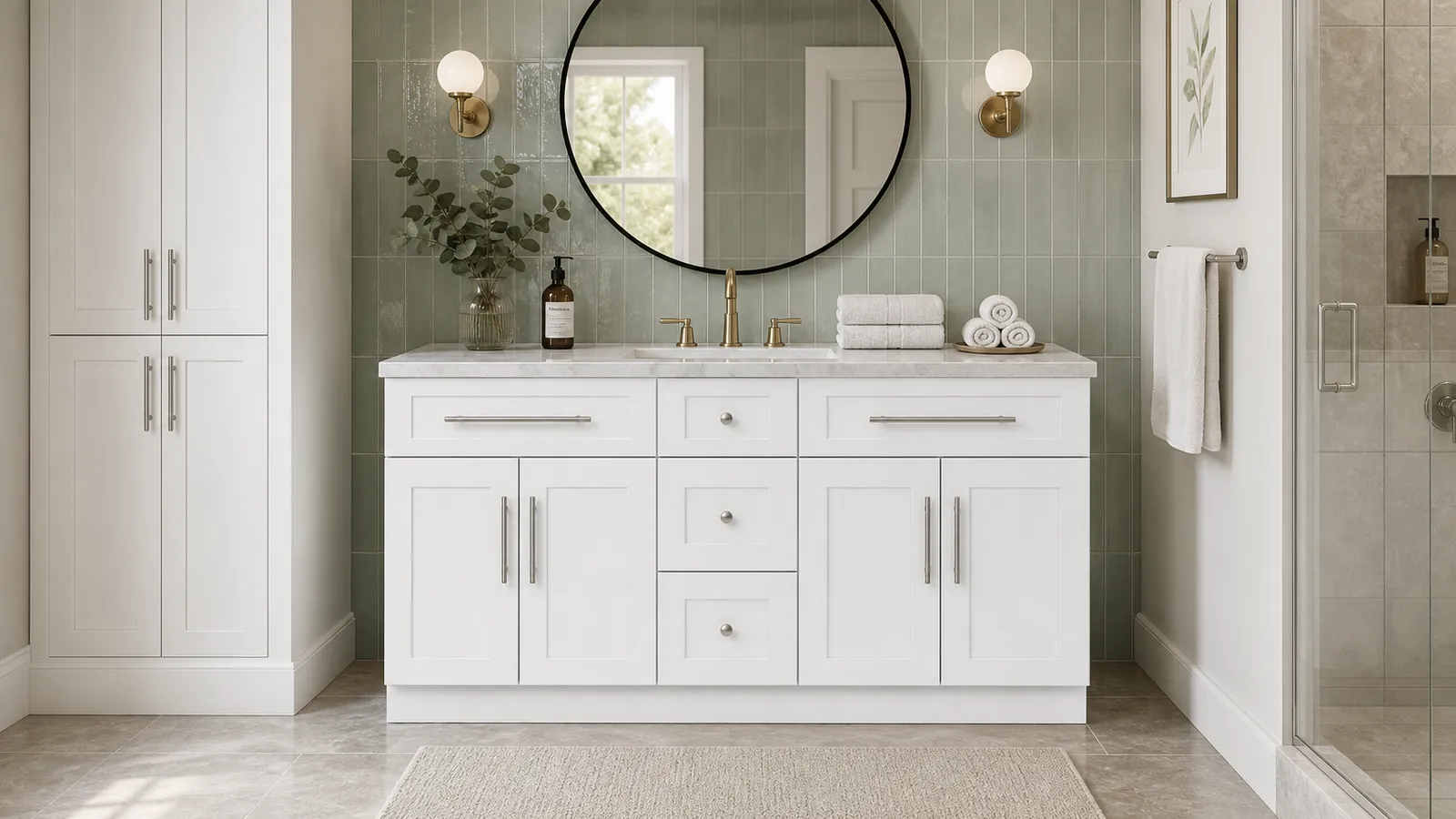 Bathroom Vanity With Sink: Single, Double and Vessel Options